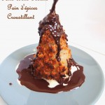 Poire belle hélène croustillante – Crunchy poached pears ice cream & chocolate