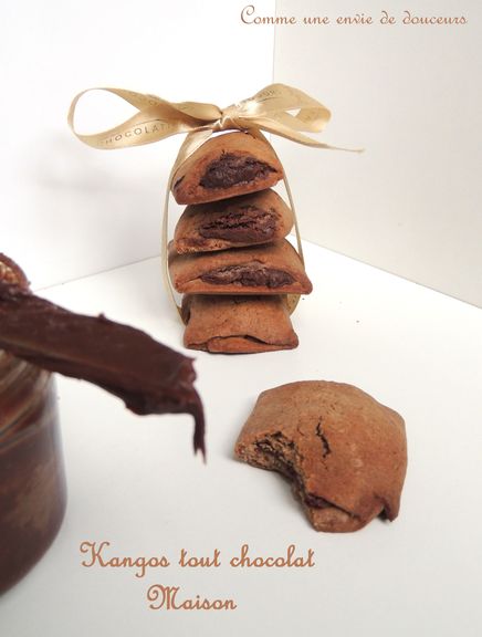 Kangos maison tout chocolat & Figolu /  Biscuits filled with chocolate or fig