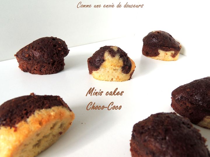 Mini cakes moelleux coco chocolat