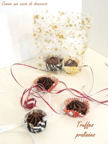 Truffes chocolat praliné – Chocolate praliné truffles
