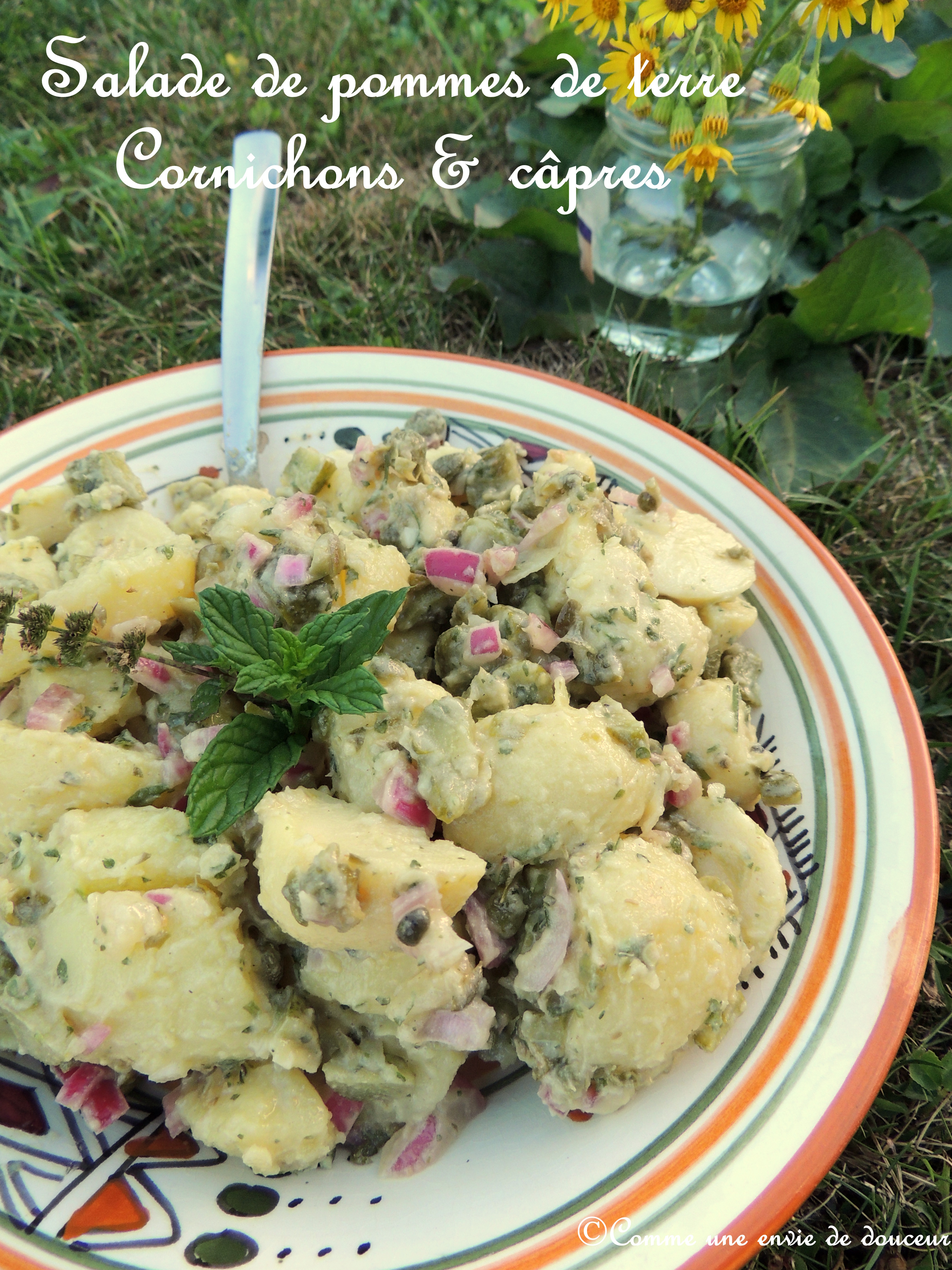 Salade de pommes de terre câpres & cornichons – Capers & gherkins potato salad