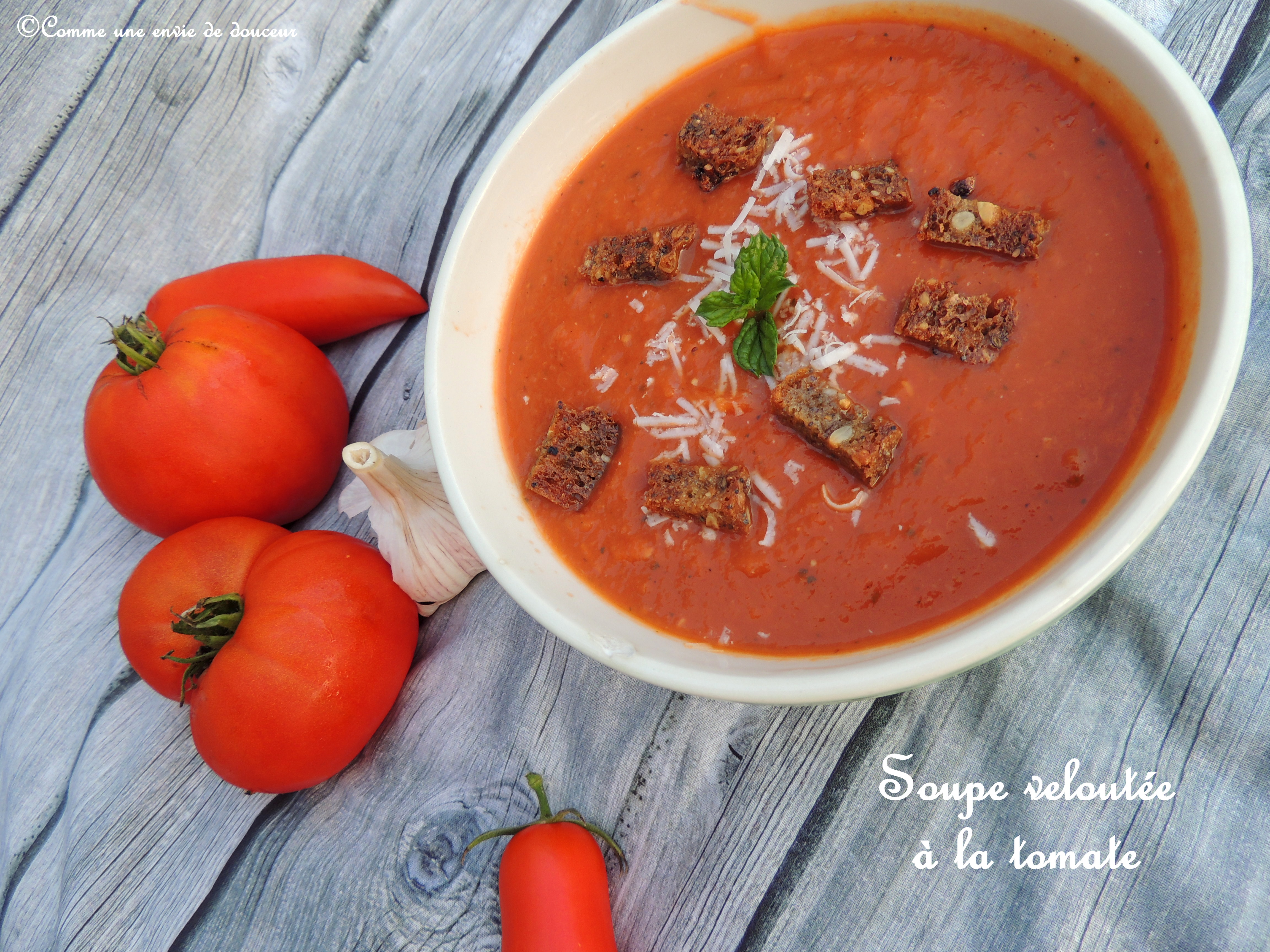 Soupe à la tomate – Tomato soup