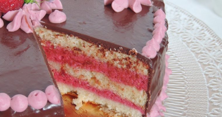 Layer cake mûre chocolat – Blackberry & chocolate layer cake