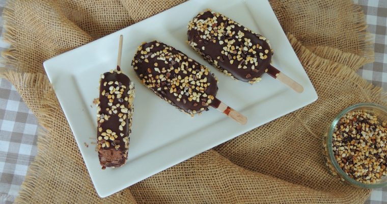 Esquimaux au chocolat ~ Chocolate popsicles
