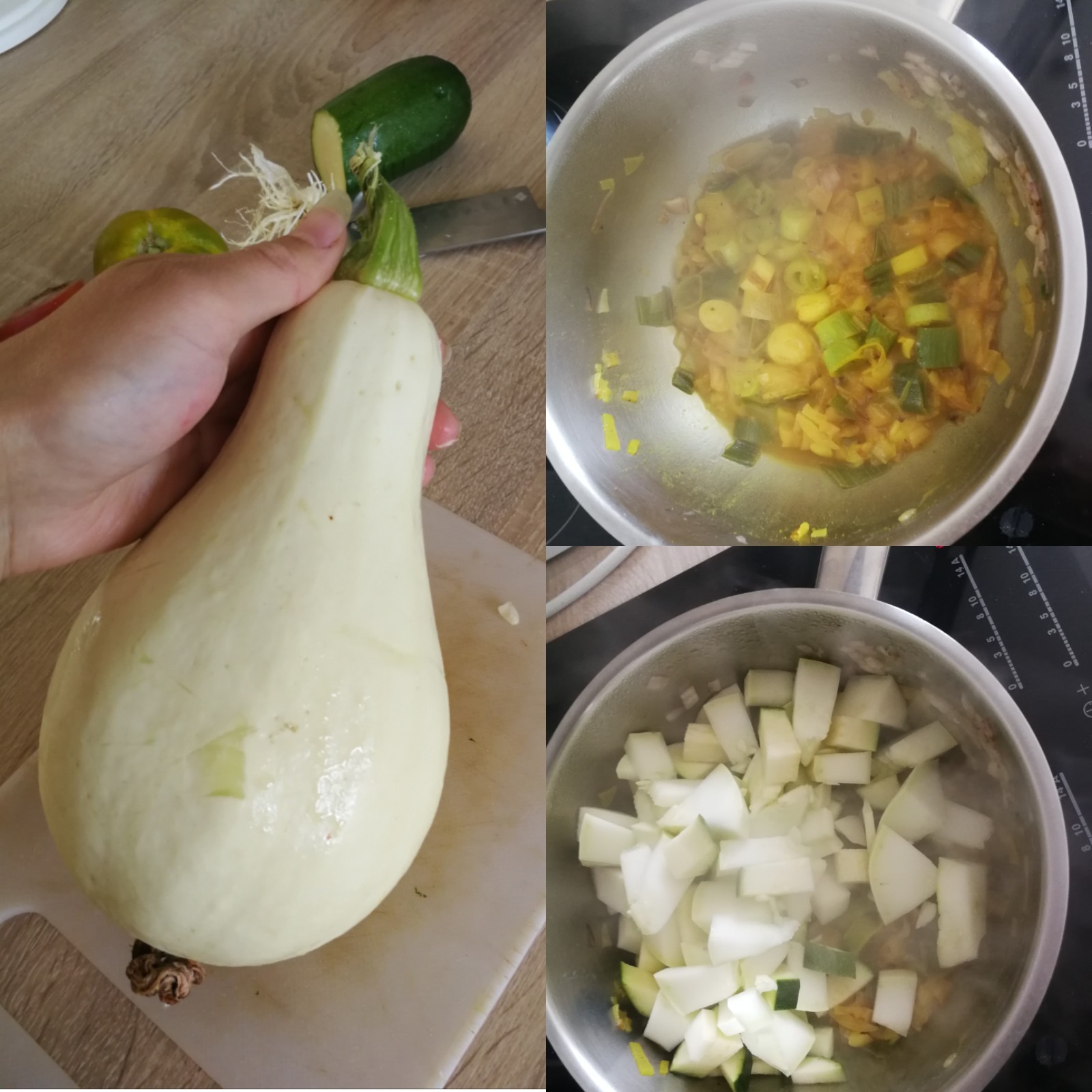 sauce courgette