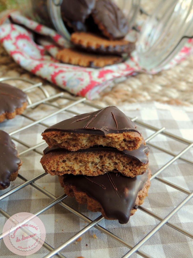 Biscuits "façon granola" à l'huile d'olive & chocolat