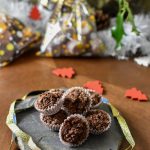 Rochers croquants gourmands ~ Chocolat noir & fraise