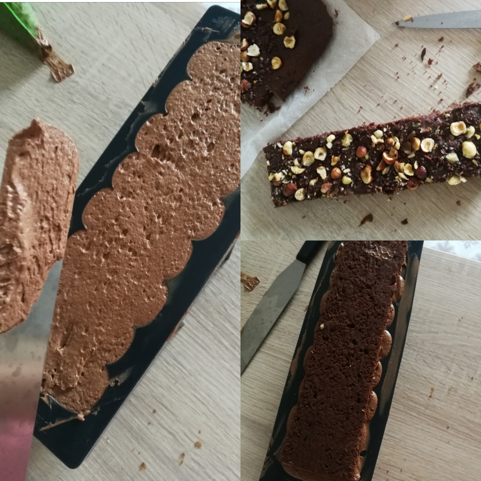 Bûche 2021 Version #3 ~ Chocolat, noisette & cardamome