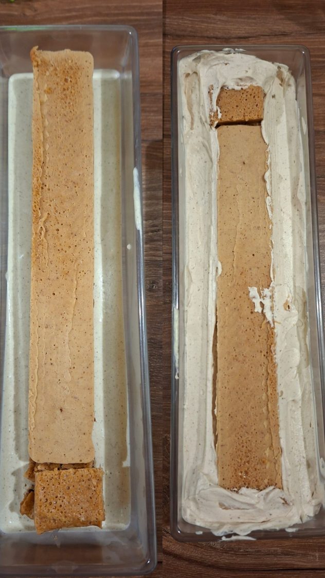 buche vanille pécan caramel