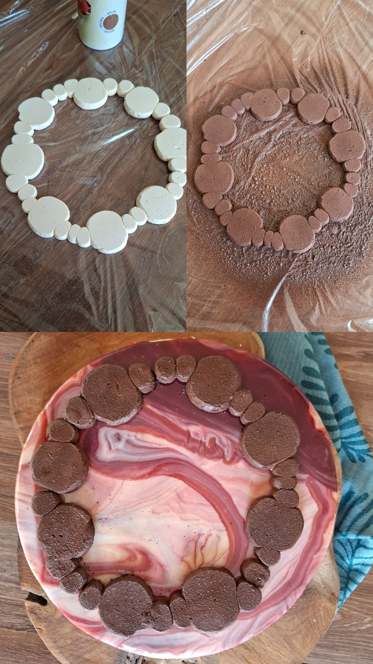 décor entremets flocage