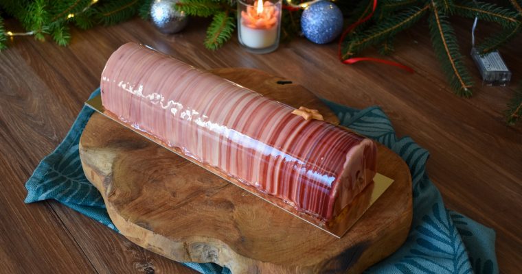 Bûche version #3 2025 ~ Caramel Pécan & Vanille