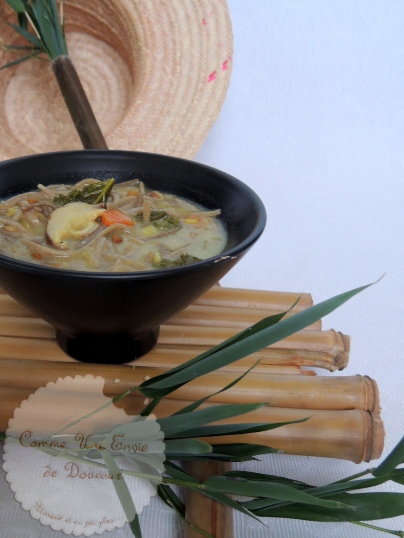 Soupe aux nouilles façon thaï – Thaï noodles soup